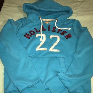 Hollister hoodie. Blue.